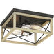 Nash 2 Light 12 inch Nantucket Flush Mount Ceiling Light