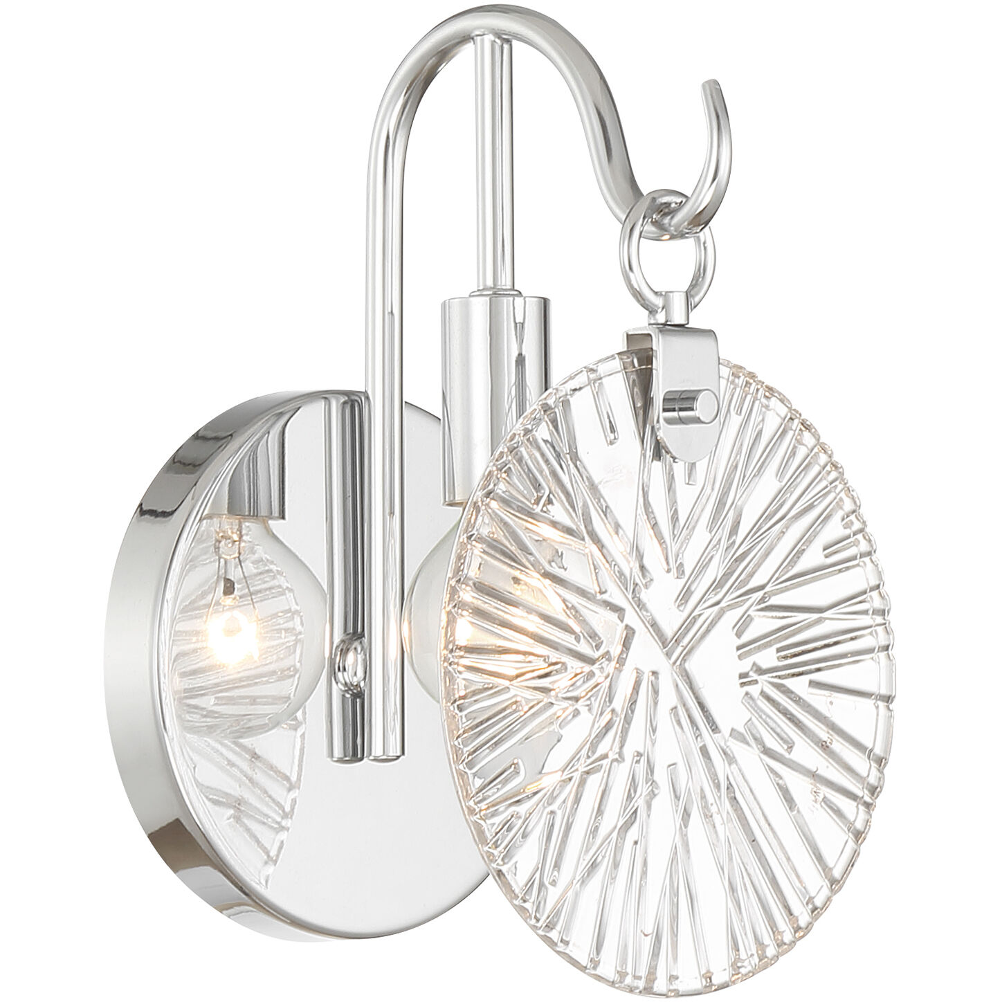 Addison 1 Light 5.75 inch Polished Chrome Bathroom Vanity Light Wall Light