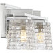 Northam 2 Light 12.63 inch Polished Chrome Bathroom Vanity Light Wall Light