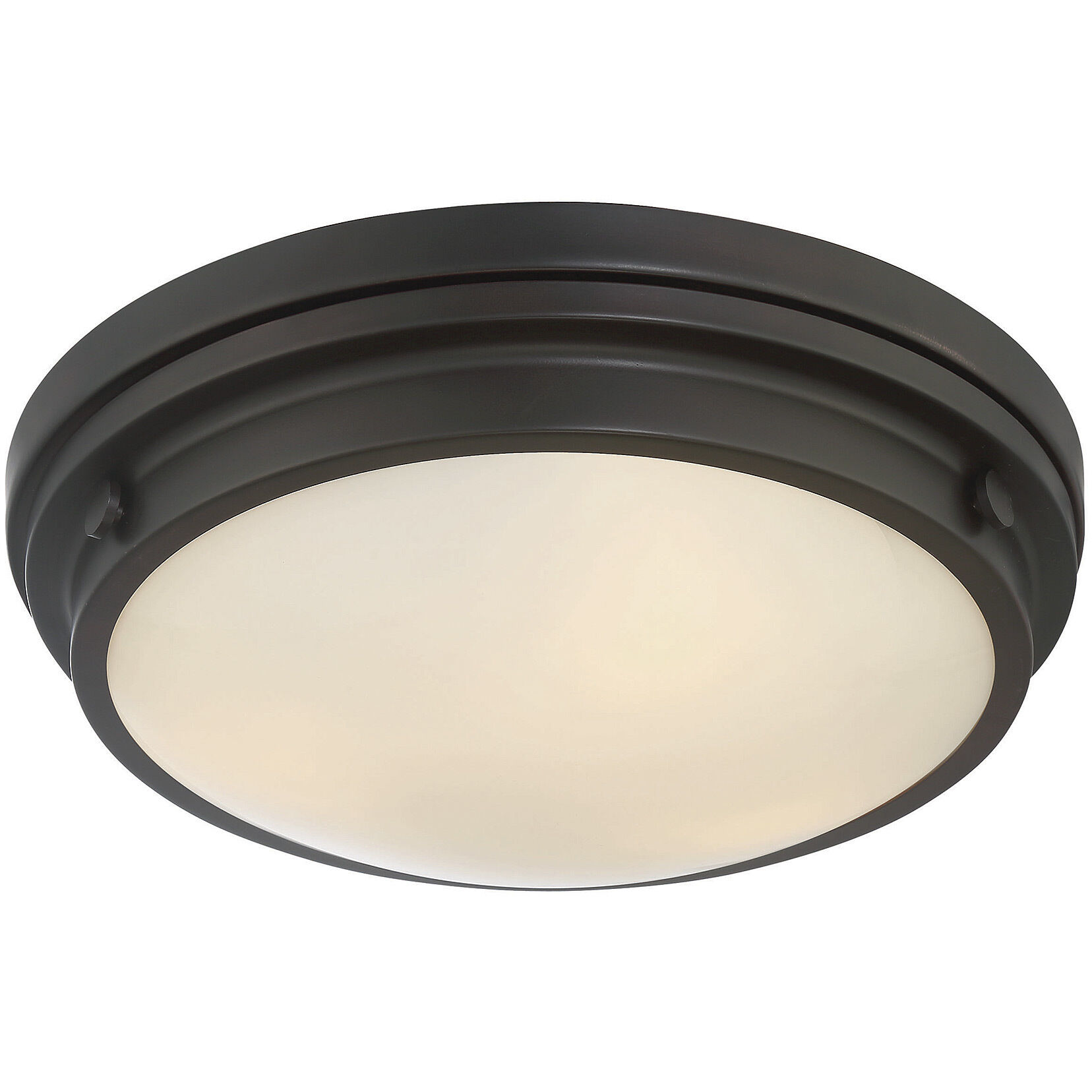 Lucerne 2 Light 13.25 inch English Bronze Flush Mount Ceiling Light, Essentials