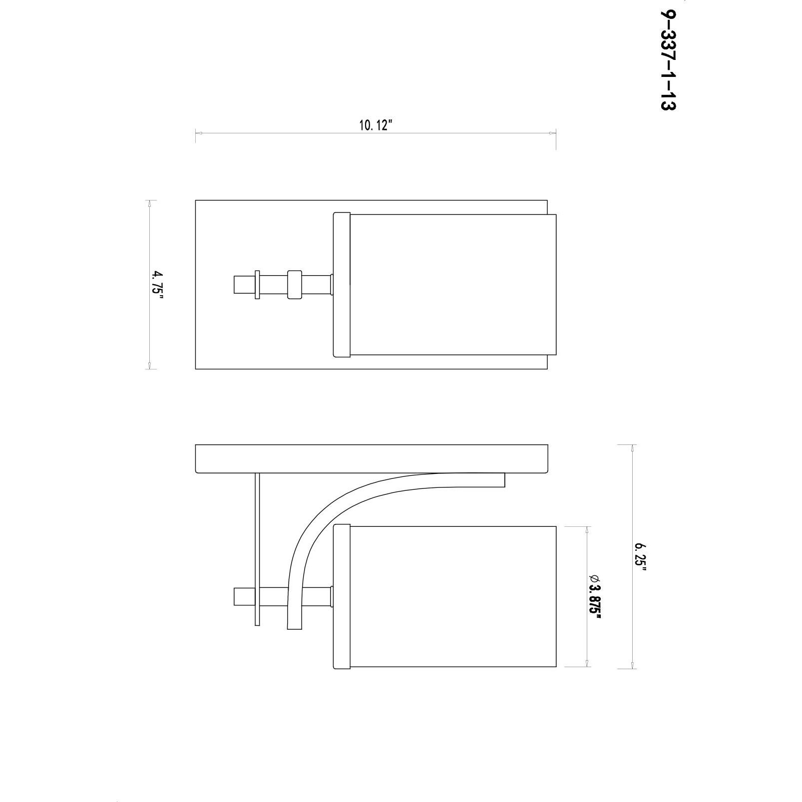 Colton 1 Light 4.75 inch English Bronze Wall Sconce Wall Light, Essentials