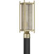 Jacobs 1 Light 18.5 inch Serene Brass Outdoor Post Lantern