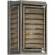 Hartberg 1 Light 13 inch Aged Driftwood Outdoor Wall Lantern