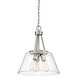 Calhoun 3 Light 15 inch Satin Nickel Pendant Ceiling Light, Essentials