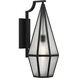 Peninsula 1 Light 24 inch Black Outdoor Wall Lantern