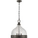 Stern 3 Light 16 inch Mediterranean Bronze Pendant Ceiling Light
