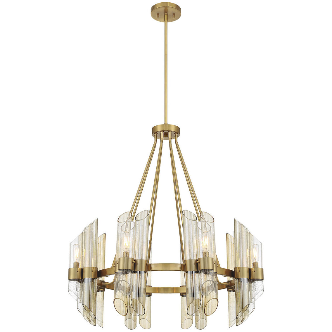 Biltmore 8 Light 30 inch Warm Brass Chandelier Ceiling Light