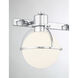 Pierce 3 Light 24 inch Chrome Bathroom Vanity Light Wall Light