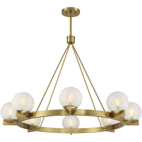 Darien 8 Light 42 inch Warm Brass Chandelier Ceiling Light