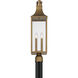 Lancaster 2 Light 27 inch Atlas Bronze Outdoor Post Lantern