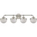 Meredith 4 Light 33 inch Satin Nickel Bathroom Vanity Light Wall Light
