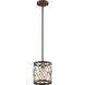 Sandoval 1 Light 8 inch Fiesta Bronze Mini Pendant Ceiling Light