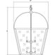 Dunbar 8 Light 20 inch Matte Black with Polished Chrome Pendant Ceiling Light in Matte Black with Polished Chrome Accents