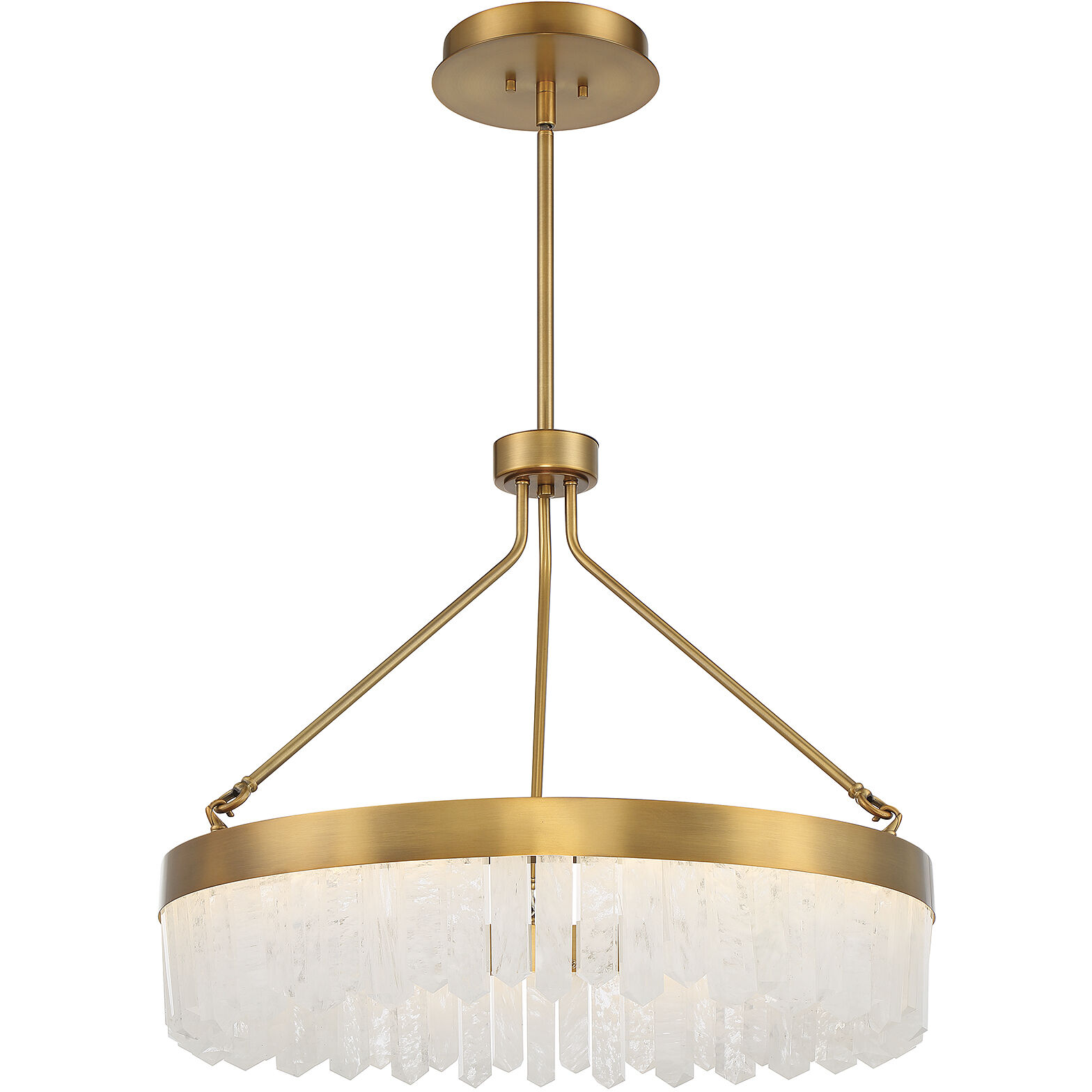 Landon LED 27 inch Warm Brass Pendant Ceiling Light