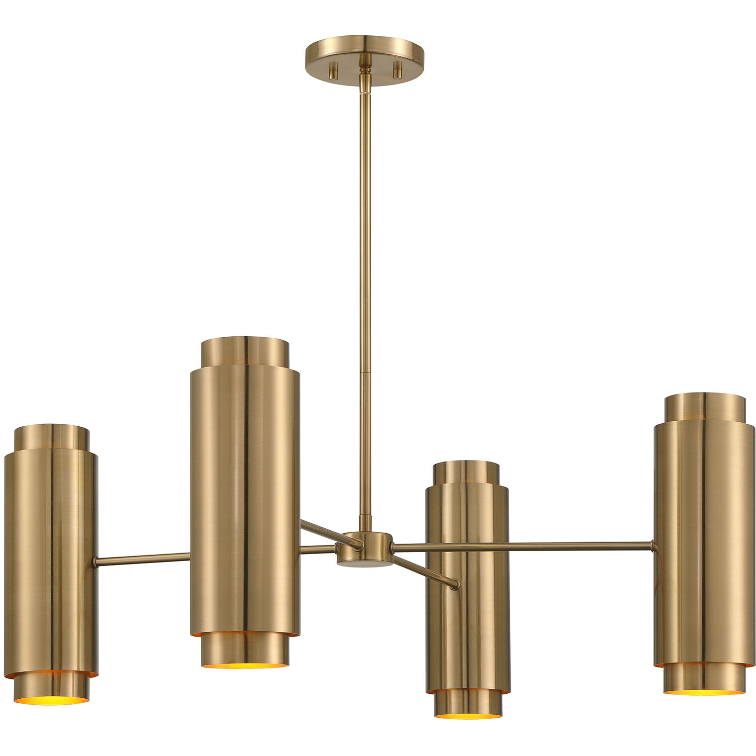 Lio 8 Light 31 inch Noble Brass Chandelier Ceiling Light