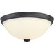 Stella 2 Light 11 inch English Bronze Flush Mount Ceiling Light