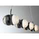 Biscayne LED 40 inch Matte Black Linear Chandelier Ceiling Light