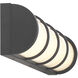 Harper LED 26 inch Matte Black Bathroom Vanity Light Wall Light