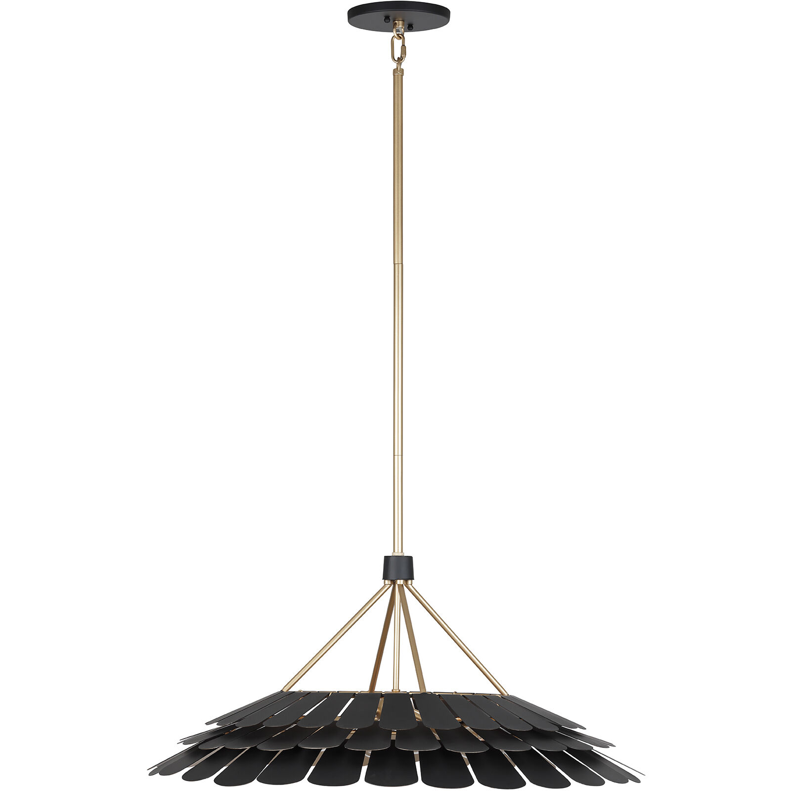 Turaco 6 Light 30 inch Midnight Pendant Ceiling Light