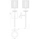 Ashbourne 1 Light 6.5 inch Polished Chrome Wall Sconce Wall Light