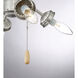 Fitter 4 Light Incandescent Satin Nickel Fan Light Kit