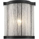 Parkside 1 Light 8 inch Matte Black ADA Wall Sconce Wall Light, Lighting One
