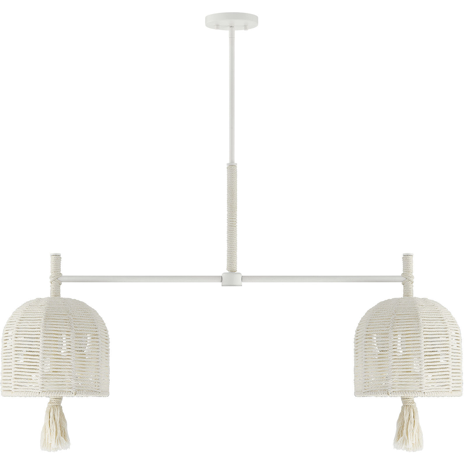 Lunara 6 Light 44 inch Cotton Chandelier Ceiling Light