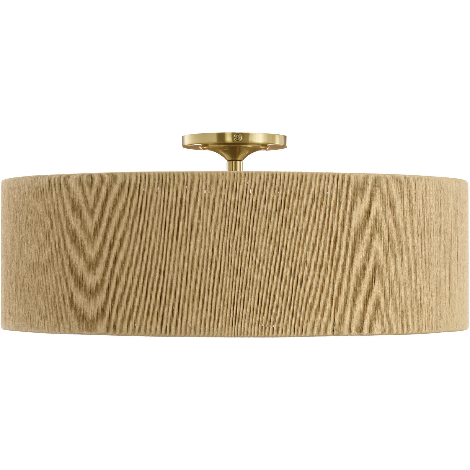 Maynard 4 Light 22 inch Warm Brass Flush Mount Ceiling Light
