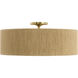 Maynard 4 Light 22 inch Warm Brass Flush Mount Ceiling Light