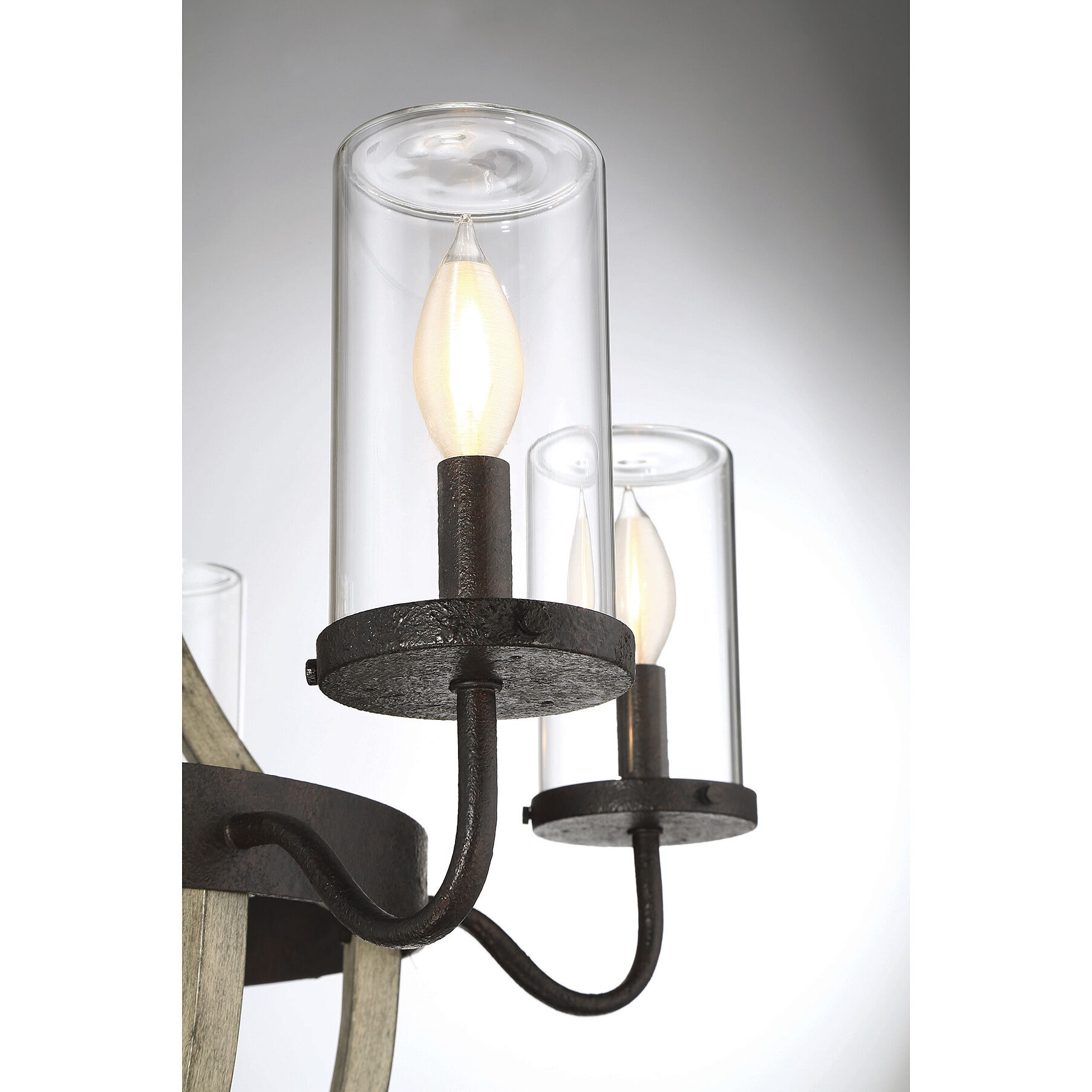 Eden 6 Light 29 inch Weathervane Outdoor Chandelier