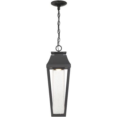 Brookline LED 7.25 inch Matte Black Outdoor Hanging Lantern