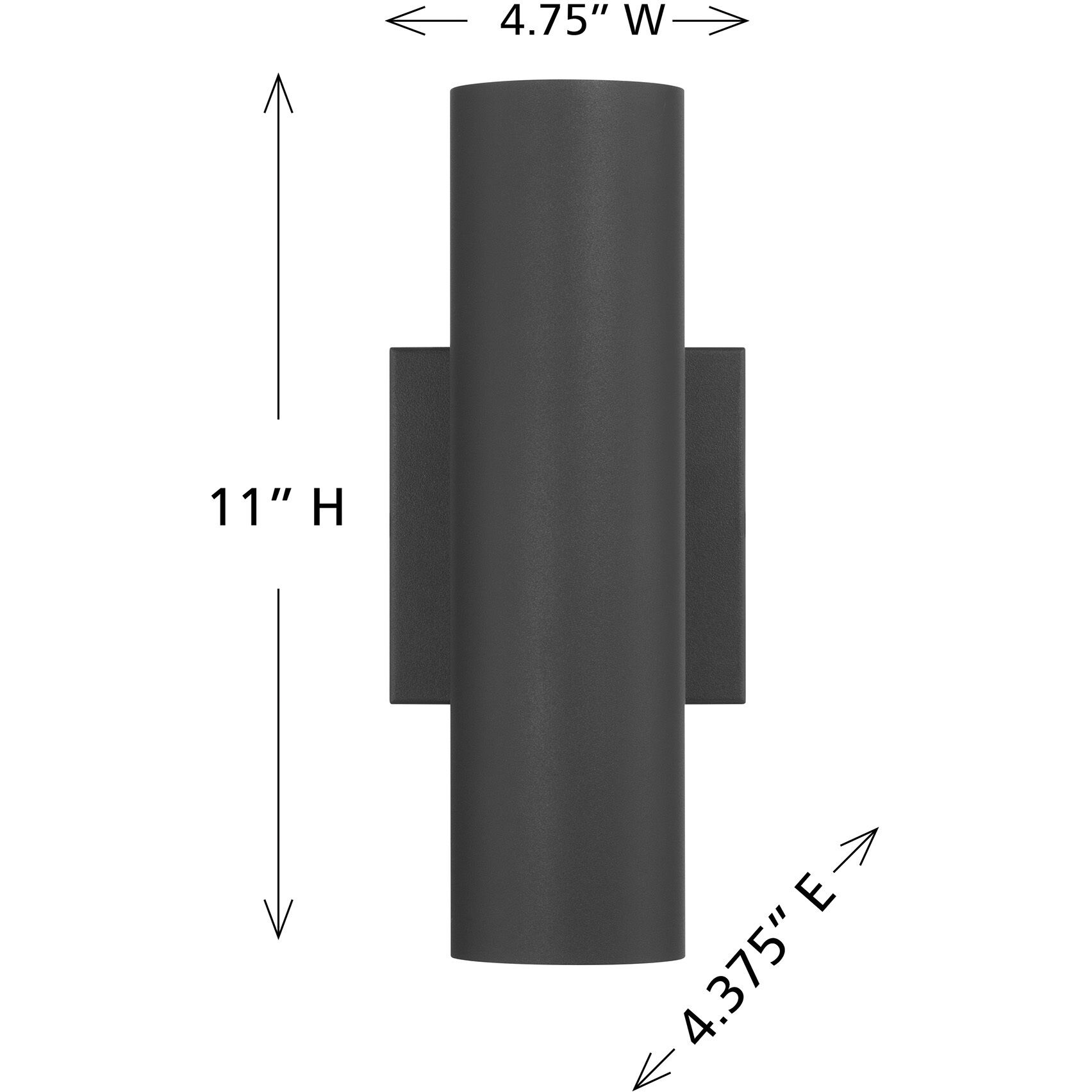 Kelley LED 11 inch Matte Black Outdoor Wall Lantern