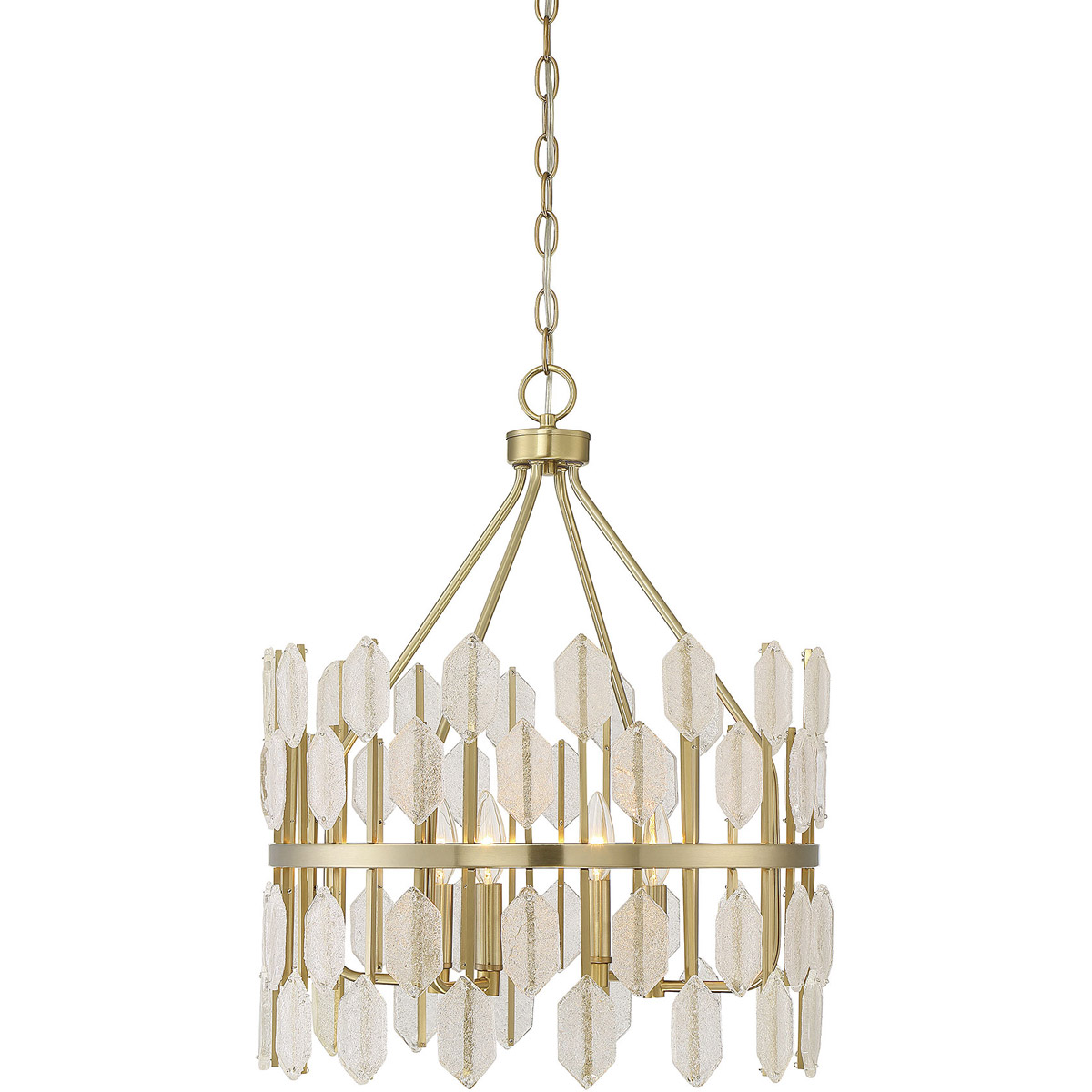 Royale 4 Light 18 inch Noble Brass Pendant Ceiling Light