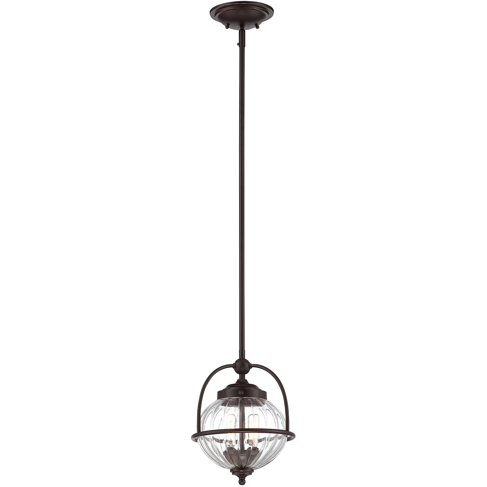 Banbury 2 Light 9.25 inch English Bronze with Gold Pendant Ceiling Light