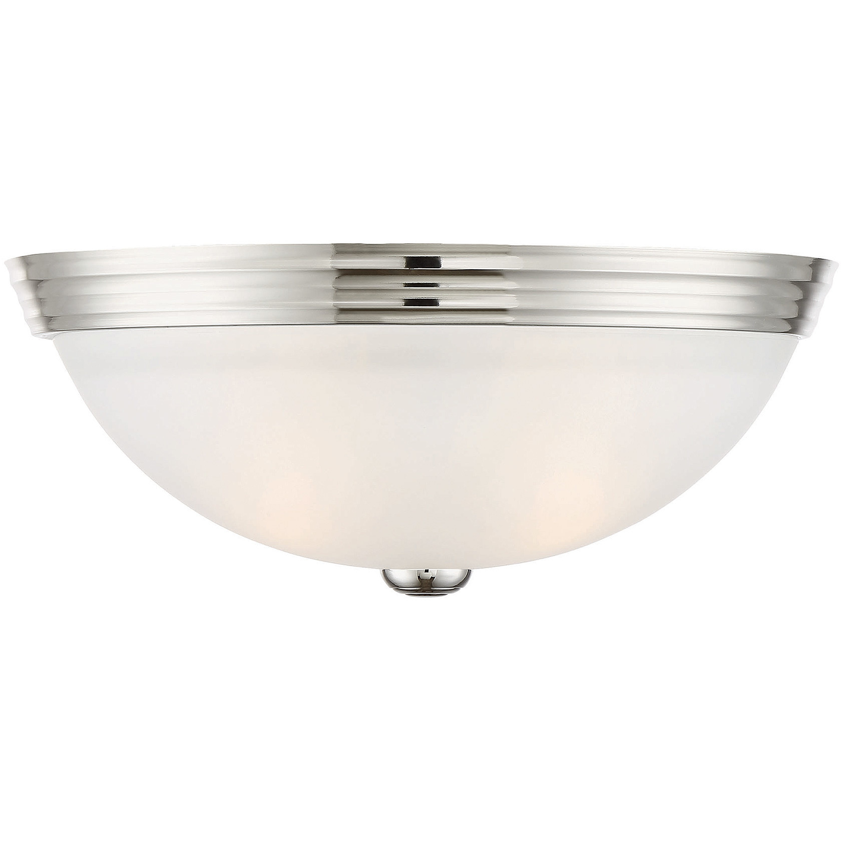 Stella 2 Light 13 inch Polished Nickel Flush Mount Ceiling Light, Essentials