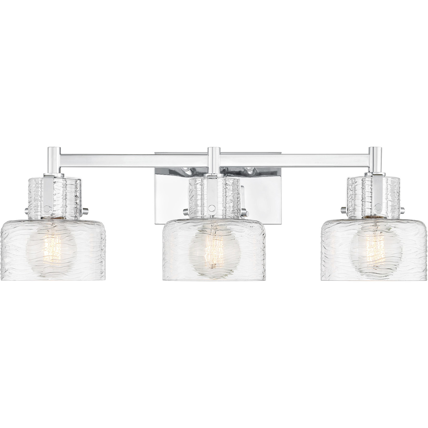 Dover 3 Light 25 inch Chrome Bathroom Vanity Light Wall Light