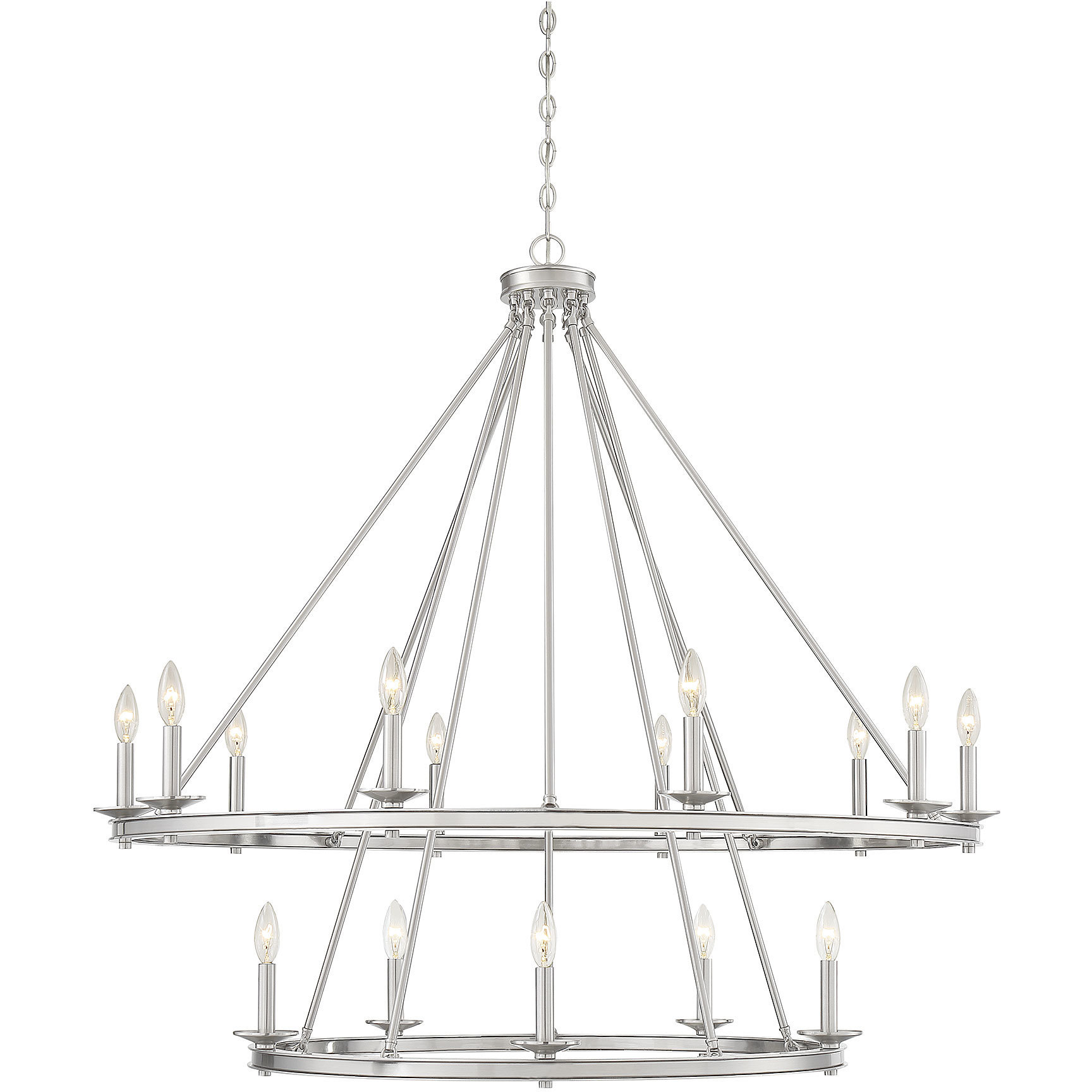 Middleton 15 Light 45 inch Satin Nickel Chandelier Ceiling Light, Essentials