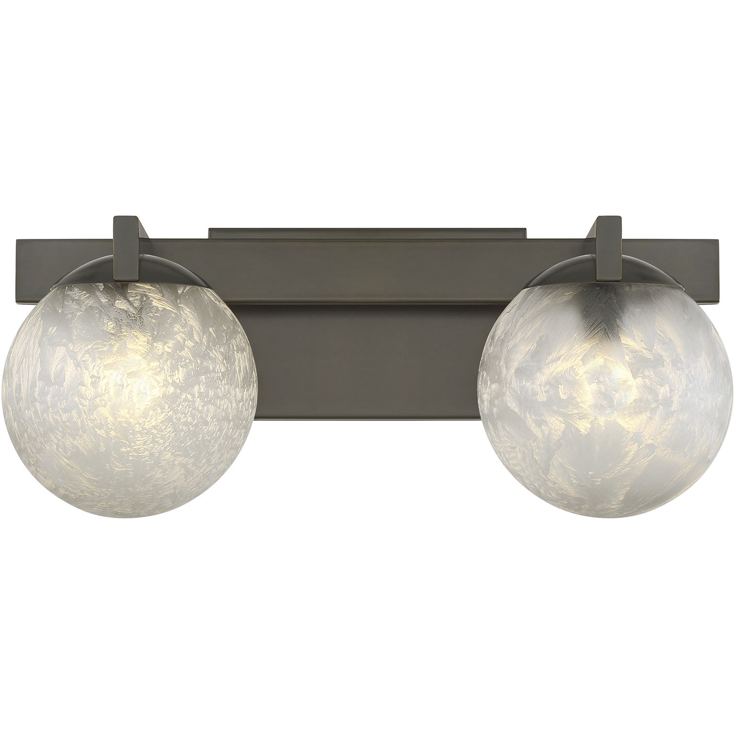 Darien 2 Light 17 inch Mediterranean Bronze Bathroom Vanity Light Wall Light