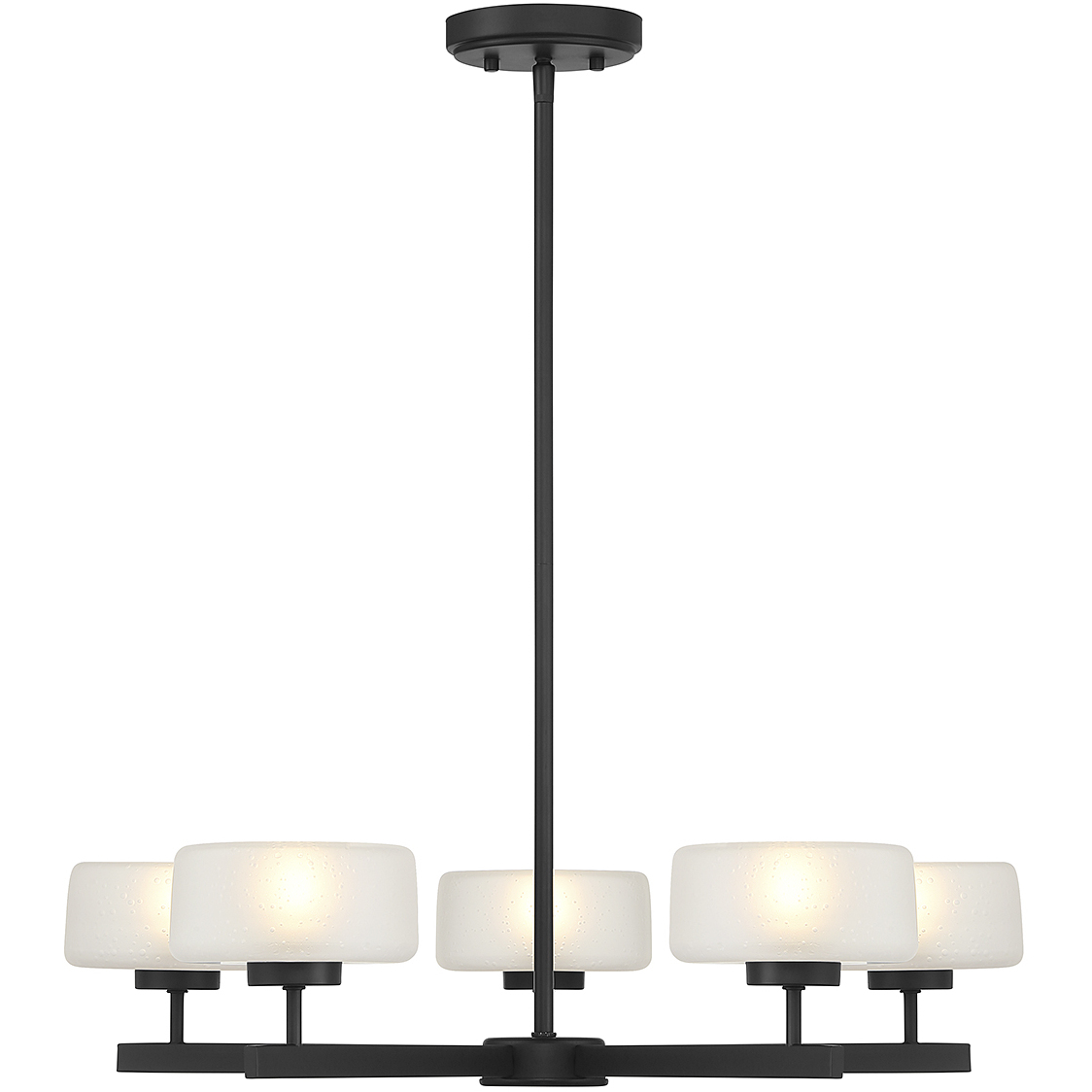 Falster LED 26 inch Matte Black Chandelier Ceiling Light