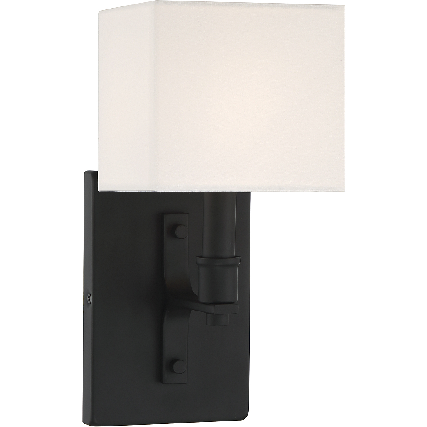 Collins 1 Light 5.5 inch Matte Black Wall Sconce Wall Light, Lighting One