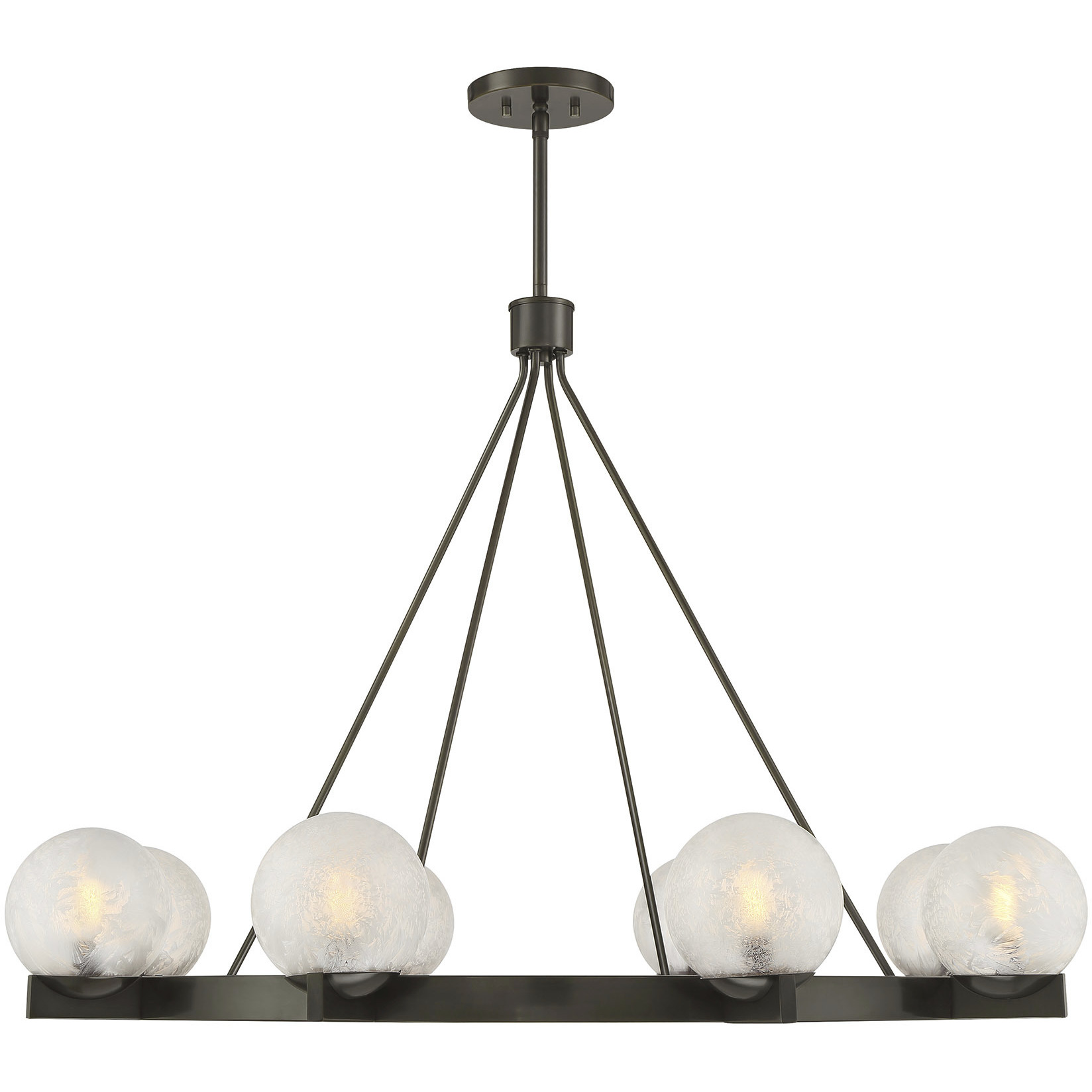 Darien 8 Light 42 inch Mediterranean Bronze Chandelier Ceiling Light