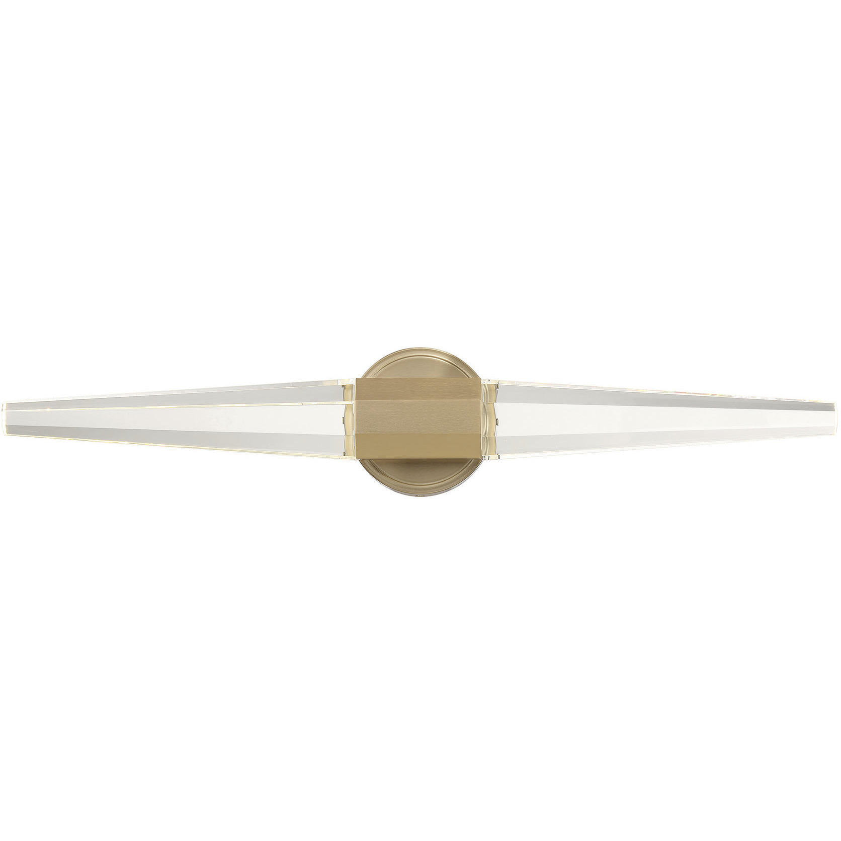 Beaumont LED 28 inch Noble Brass Bathroom Vanity Light Wall Light
