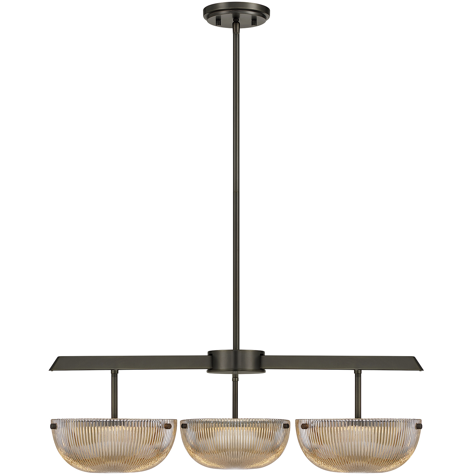 Hubbard LED 30 inch Mediterranean Bronze Chandelier Ceiling Light