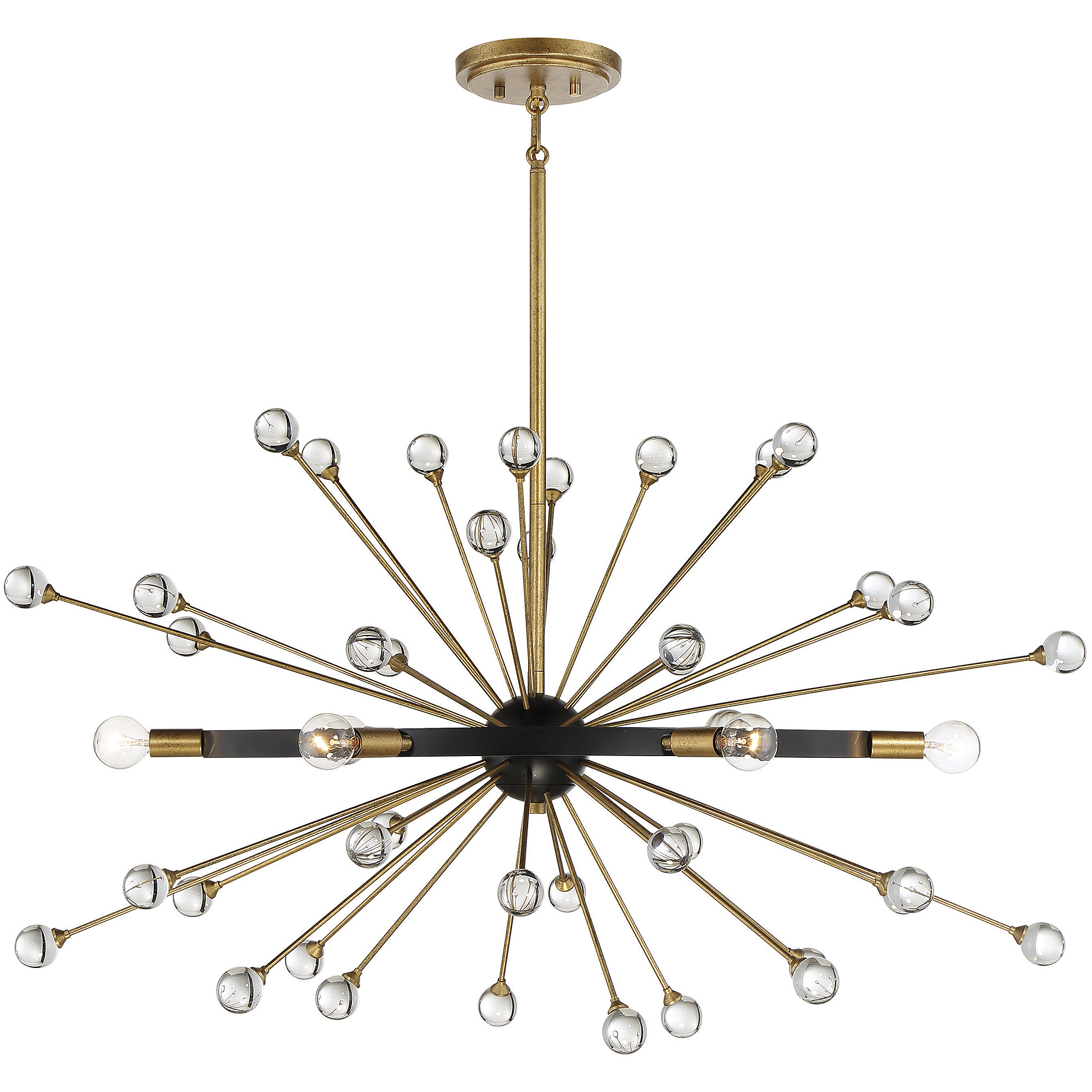 Savoy House 1-1858-6-62 Ariel 6 Light 37 inch Como Black Savoy House 1-1858-6-62 Ariel 6 Light 37 inch Como Black