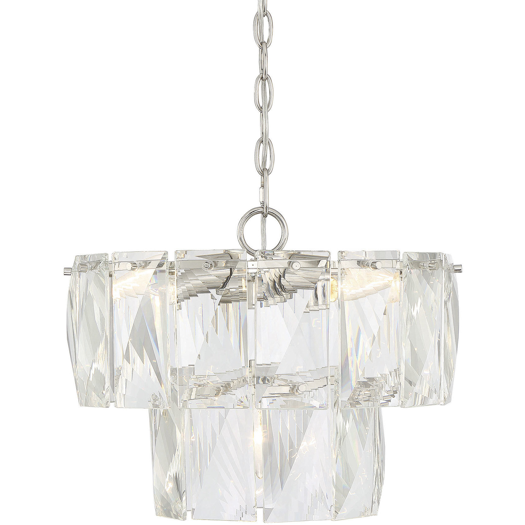 Turner 4 Light 16 inch Polished Nickel Chandelier Ceiling Light