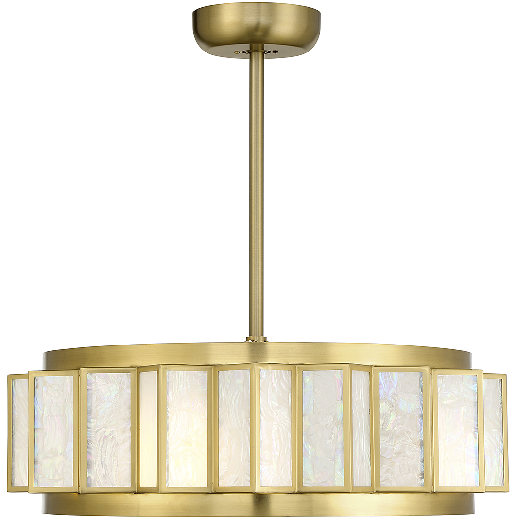 Savoy House 28-FD-690-322 Gideon 14 inch Warm Brass with Gold