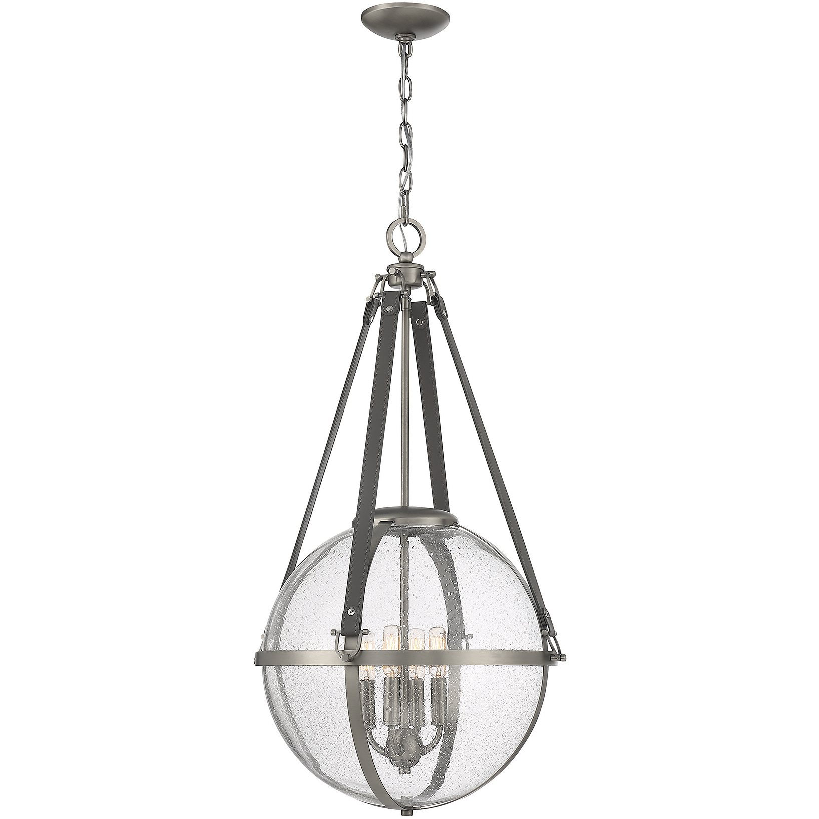 Bozeman 4 Light 18 inch Antique Nickel Pendant Ceiling Light