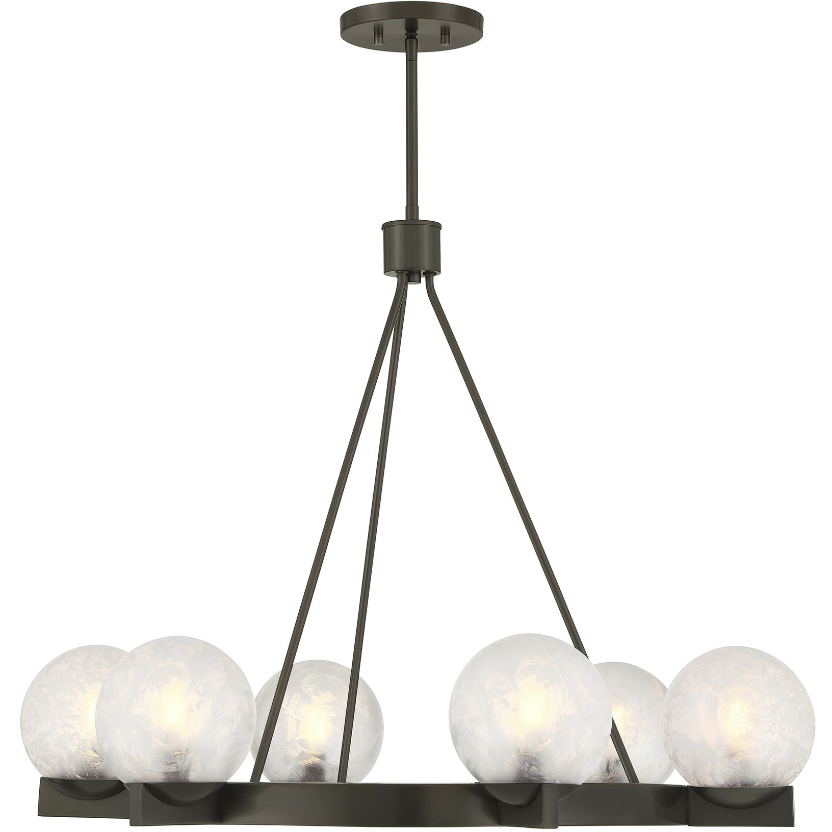 Darien 6 Light 32 inch Mediterranean Bronze Chandelier Ceiling Light