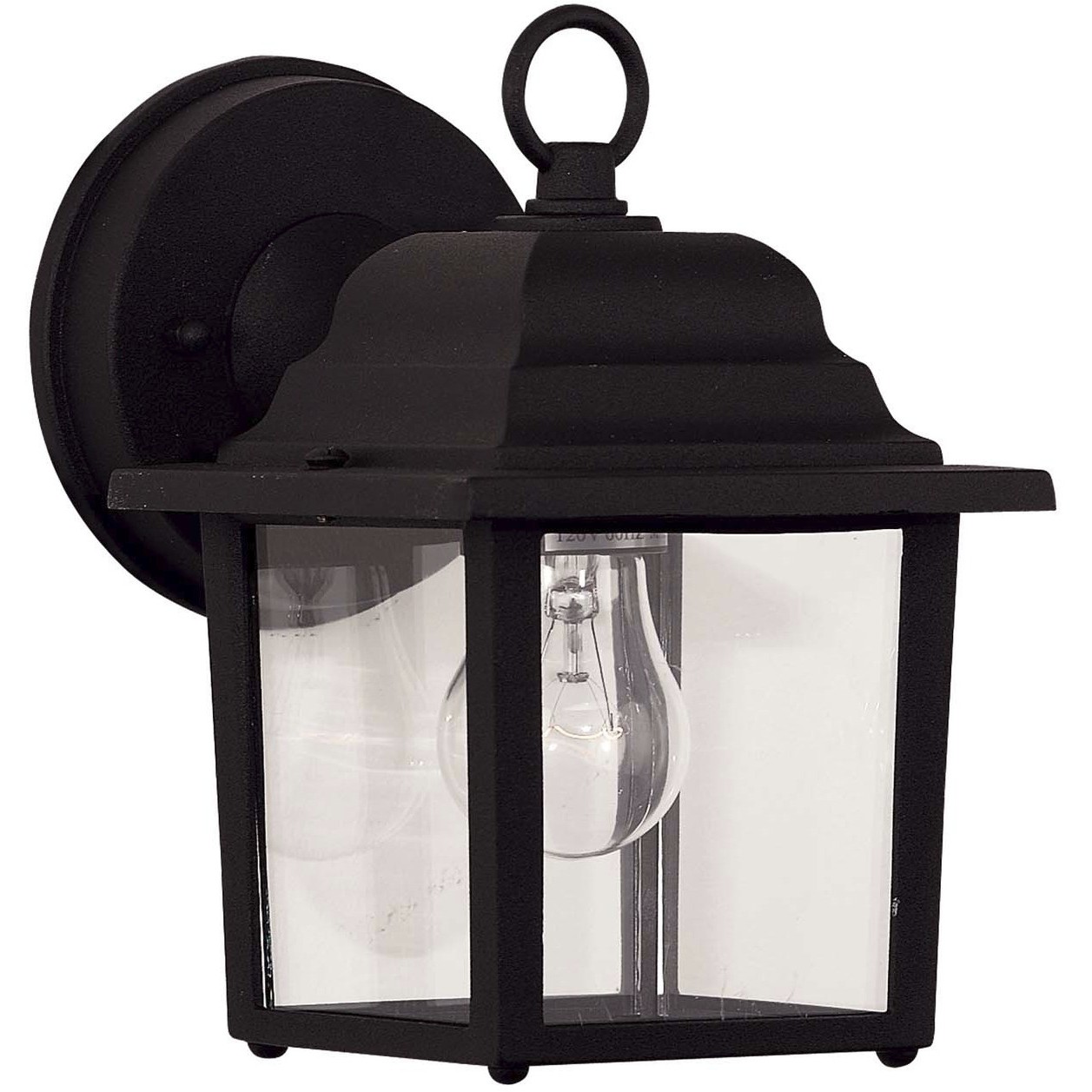 Exterior Collections Outdoor Wall Lantern in Black