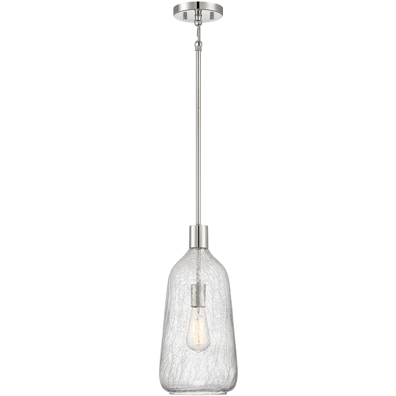Adair 1 Light 8 inch Polished Nickel Pendant Ceiling Light, Lighting One